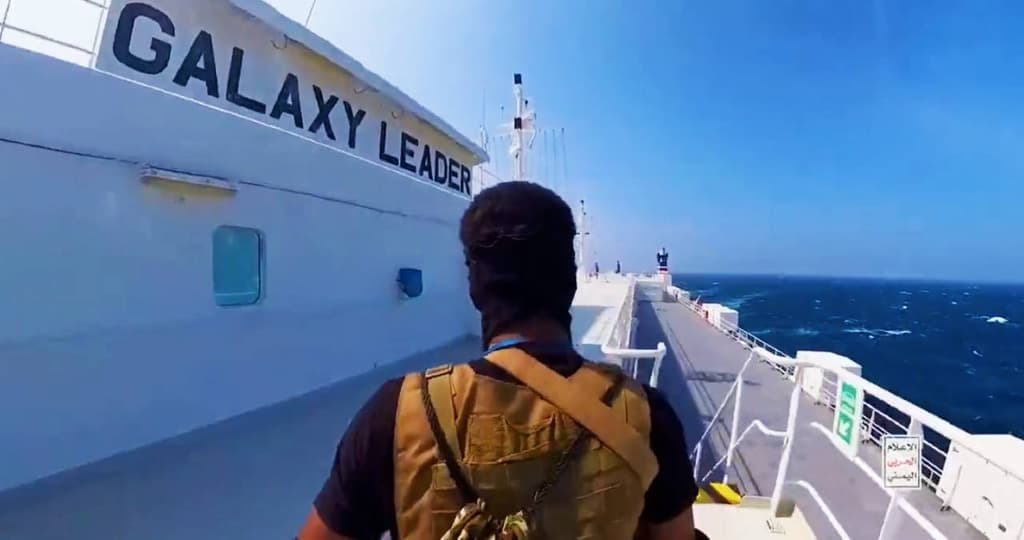 barco secuestrado galaxy Leader