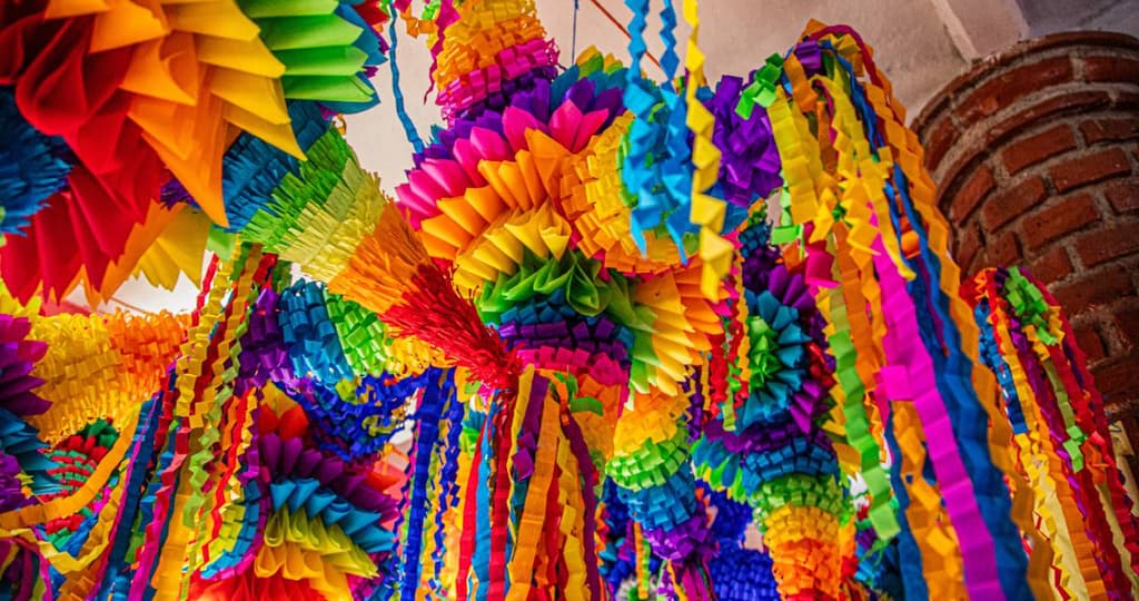 Piñatas navideñas de Acolman