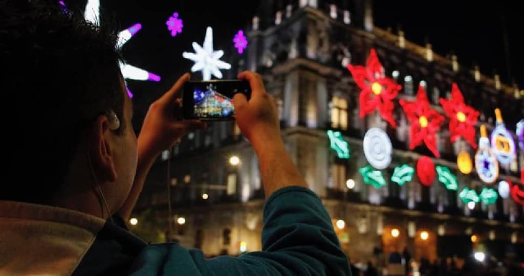 alumbrado navideño del Zócalo 2023