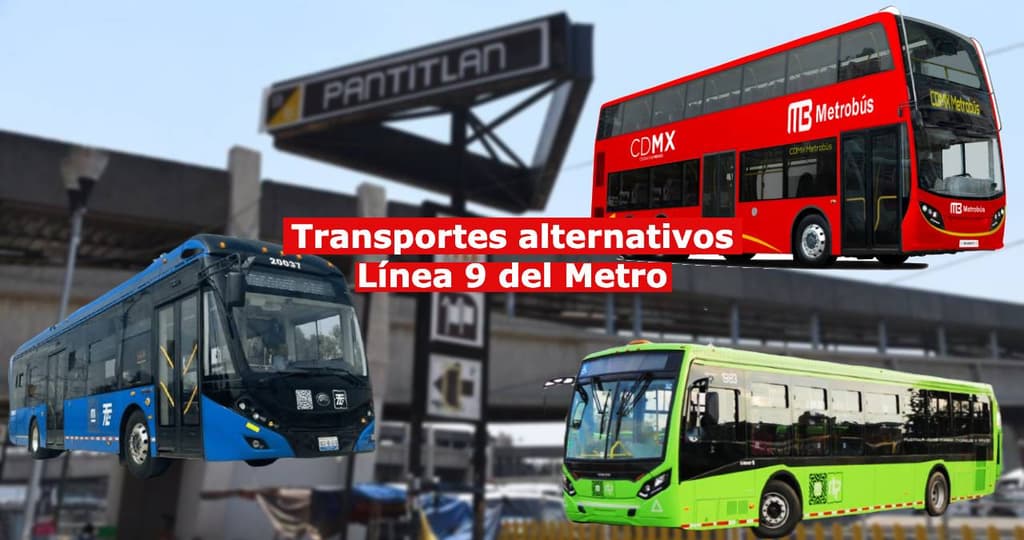 Transportes de apoyo por el cierre de la Línea 9 del metro