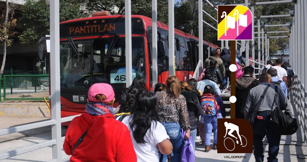 Metrobús de Velódromo a Pantitlán