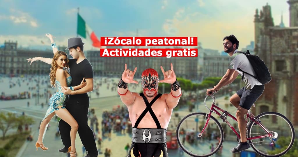 Actividades en el Zócalo de CDMX