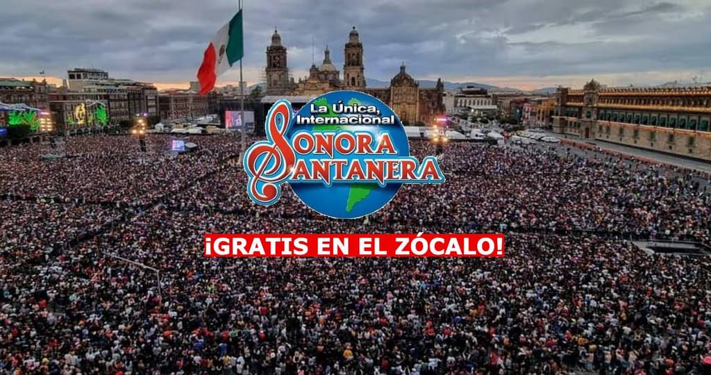 La Sonora Santanera dará un concierto gratis en el Zócalo de CDMX