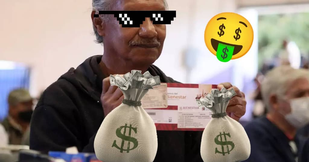 Depósito doble de la pensión del bienestar