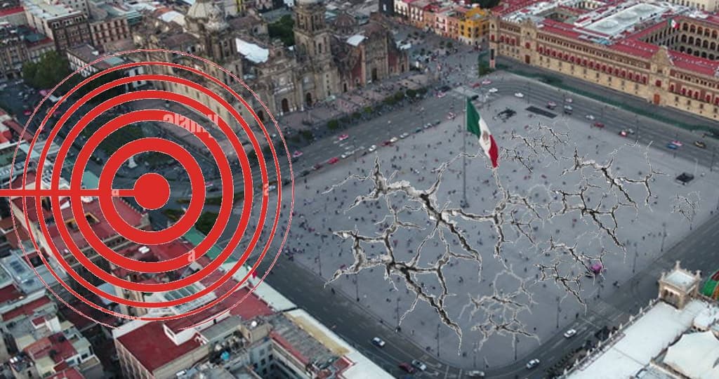 Simulador de sismos en el Zócalo de CDMX