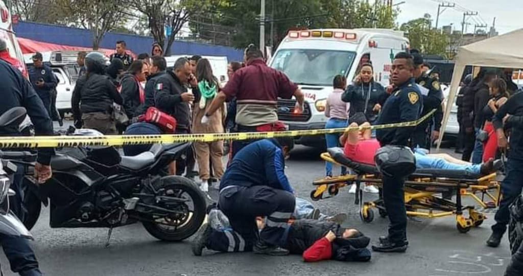 Balacera en tianguis de la alcaldía Iztacalco