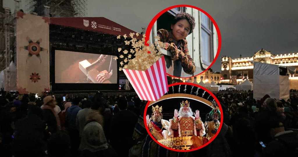 Película gratis en el Zócalo de CDMX por dDía de Reyes