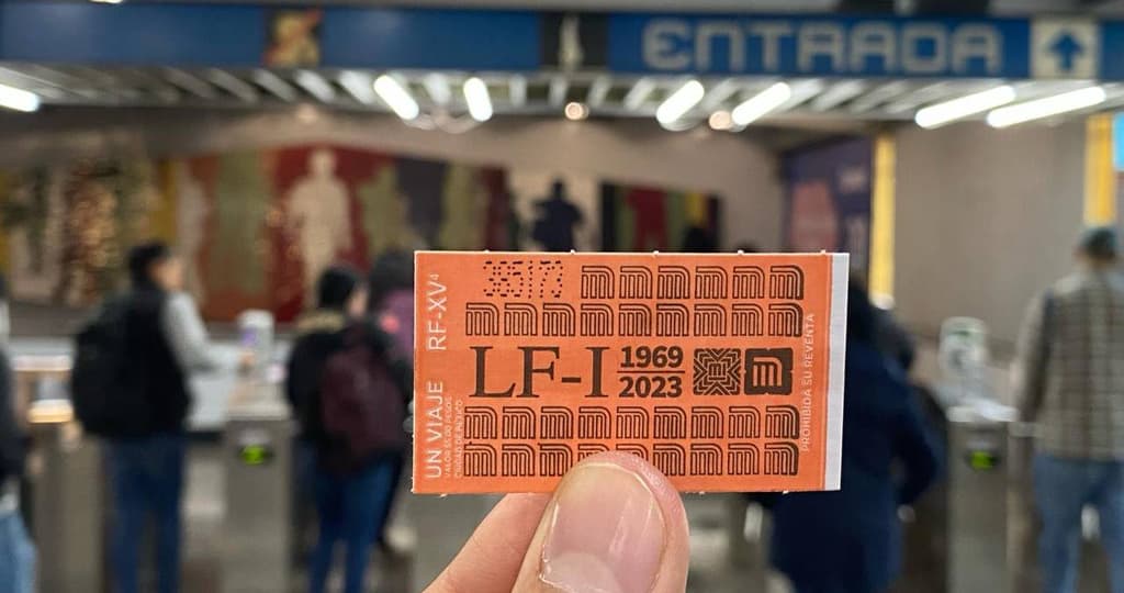 Última edición de los boletos del Metro