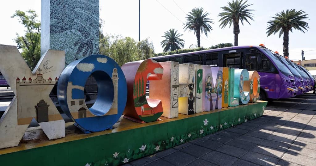 Autobuses de Xochimilco a Taxqueña y Milpa Alta