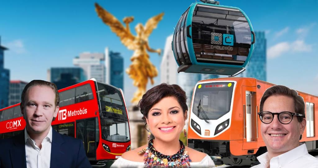 Propuestas de movilidad de los candidatos a la jefatura de gobierno de CDMX en las elecciones de 2024
