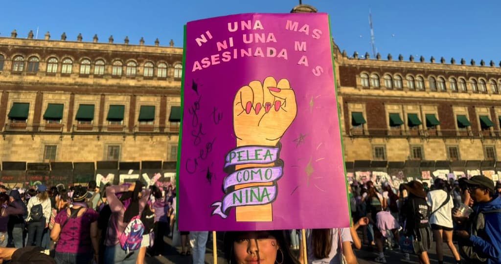 Marcha del 8M por el Día Internacional de la Mujer 2024 en CDMX