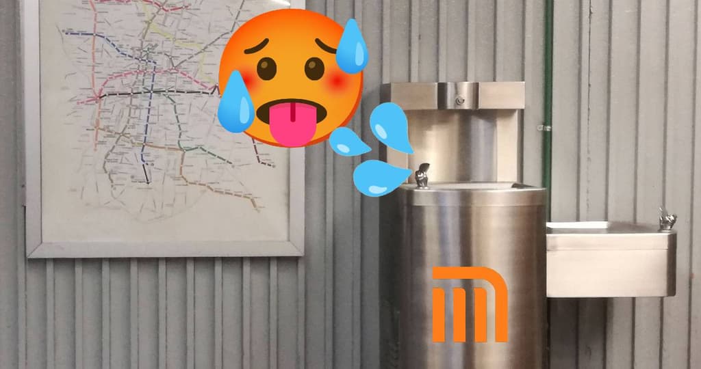 Bebederos en el Metro de CDMX