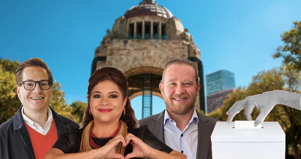 Candidatos a la jefatura de gobierno de CDMX en las elecciones de 2024