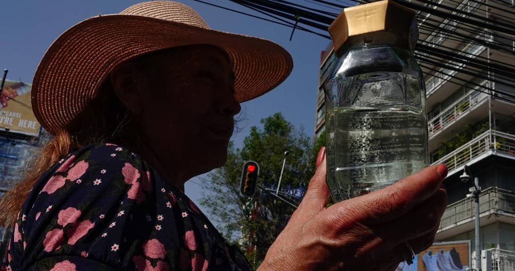 Agua contaminada en CDMX