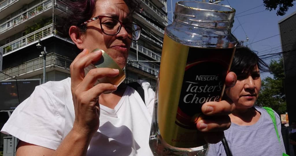 Agua contaminada en CDMX