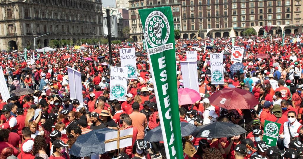 Marchas en CDMX el 1 de mayo por el Día del Trabajo