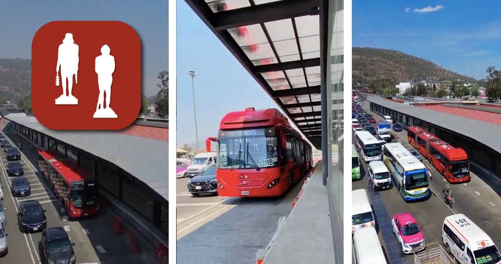 Nueva estación del Metrobús Indios Verdes en el Cetram