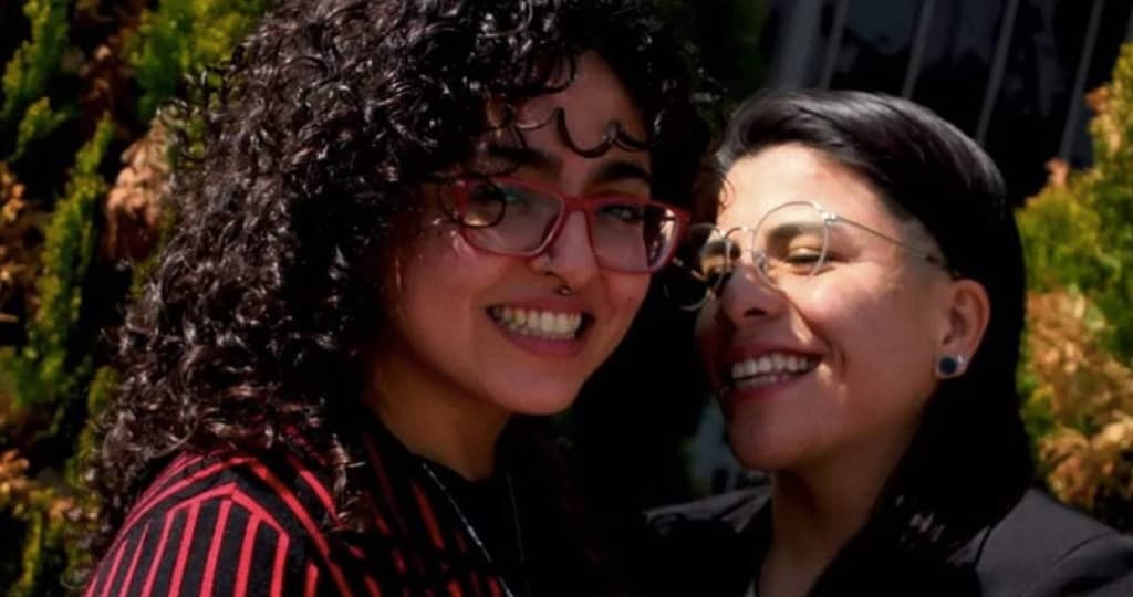 Renata y Maya, pareja atropellada por el Metrobús