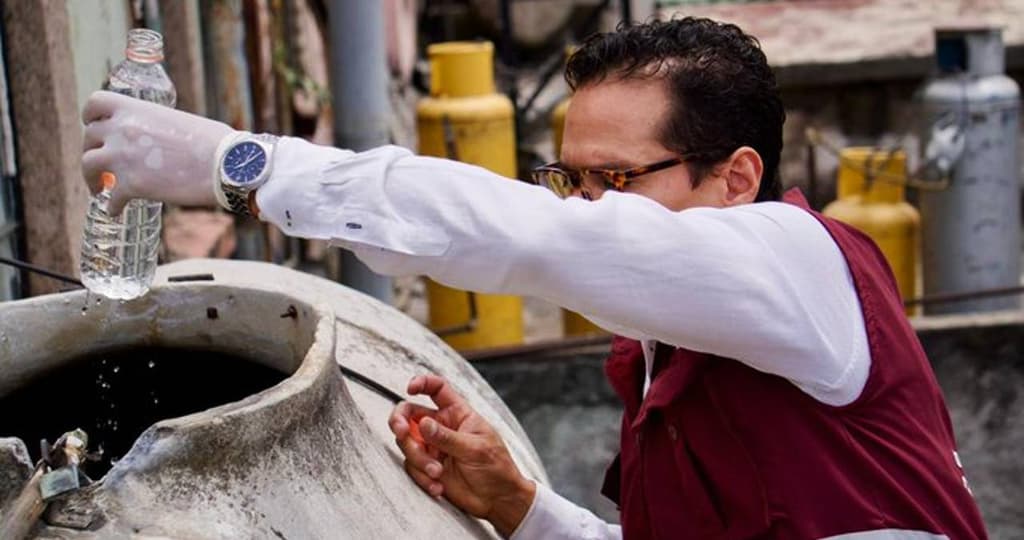 Contaminación del agua en CDMX