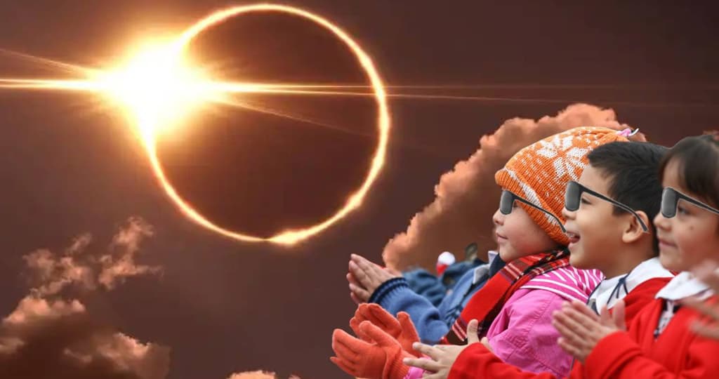 Eclipse solar del 8 de abril de 2024 en escuelas de CDMX