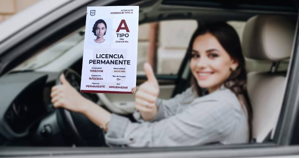 Licencia permanente para conducir en CDMX