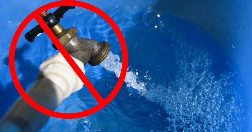 Reducción del suministro de agua en CDMX