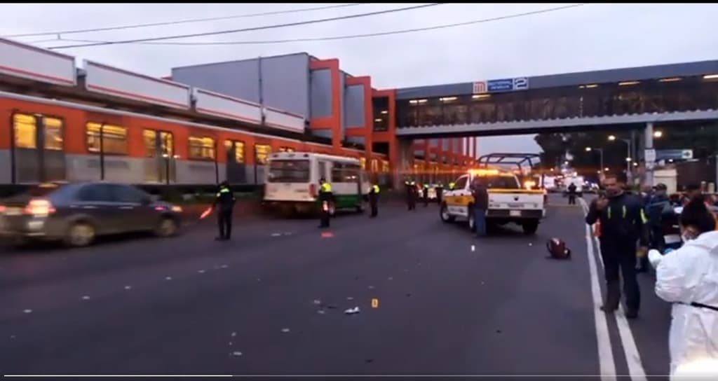 policías atropellados