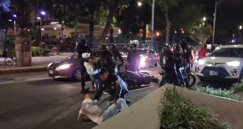 motociclistas en Reforma