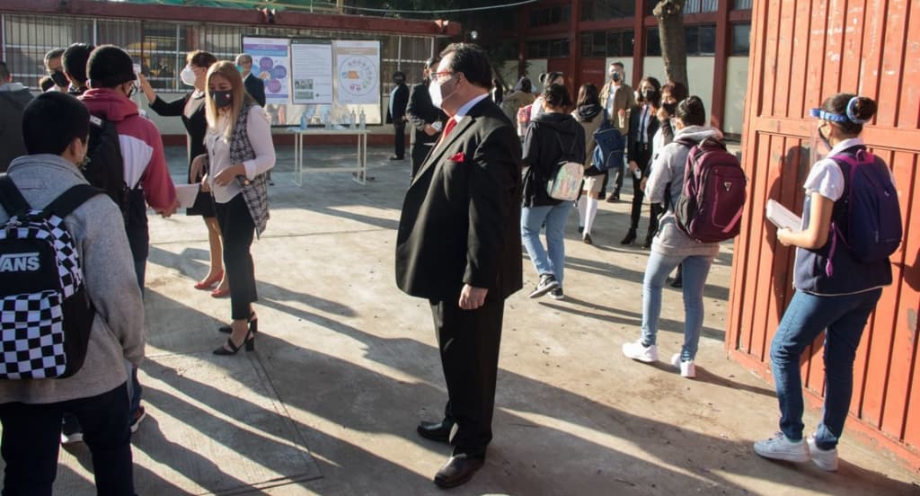 casos de covid en el regreso a clases