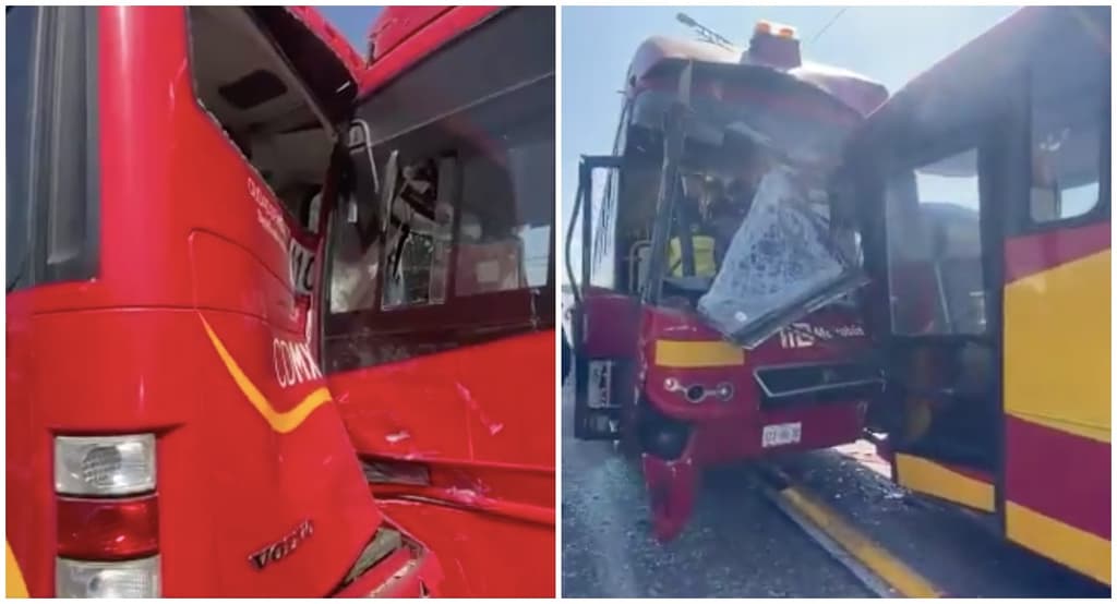 choque del Metrobus en Zaragoza