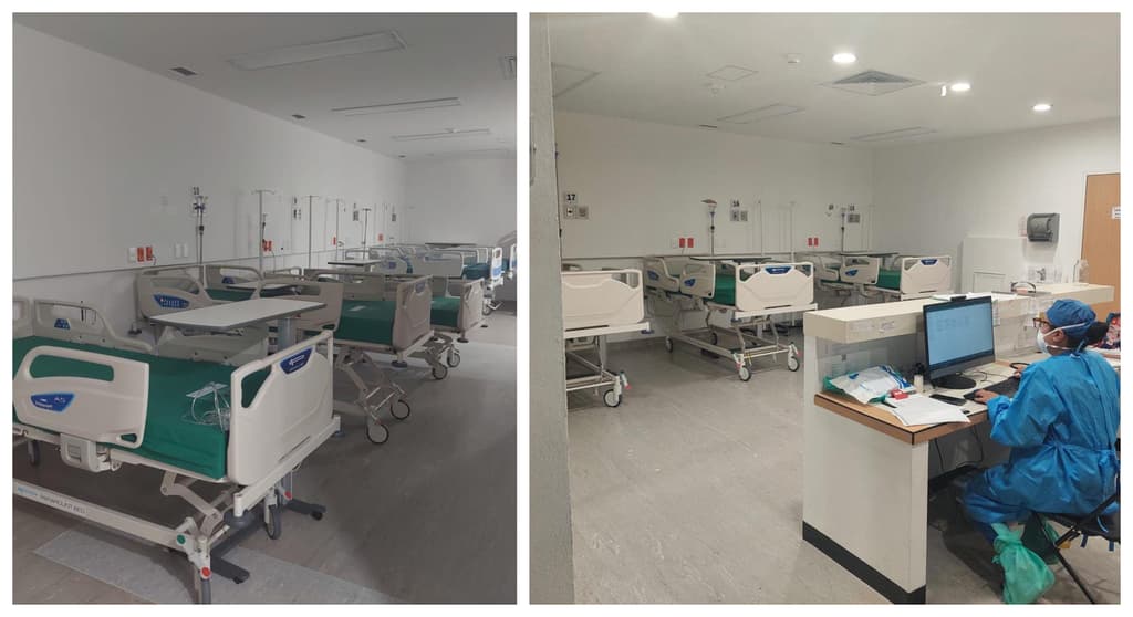 Hospital sin casos de covid
