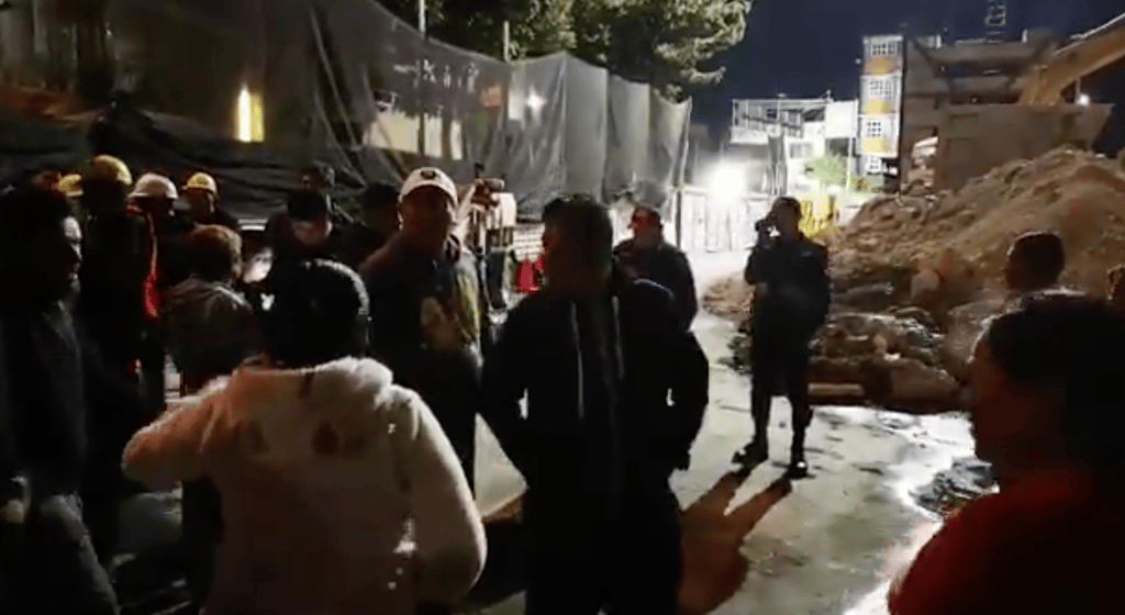 protestas por las obras de la Línea 12