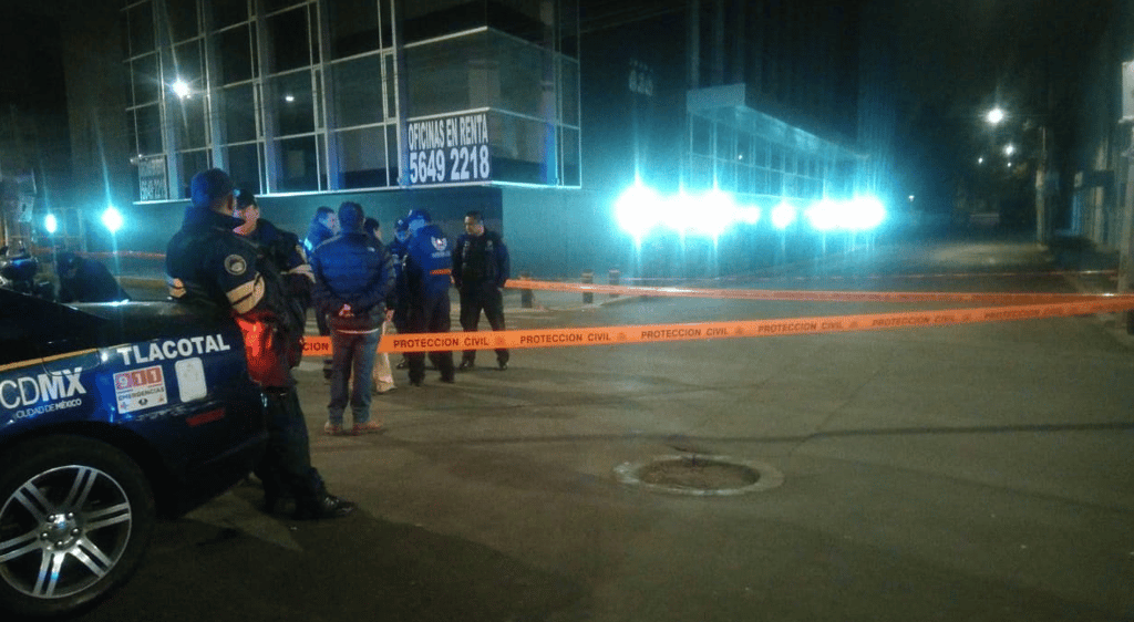 hundimiento de un edificio en Iztacalco