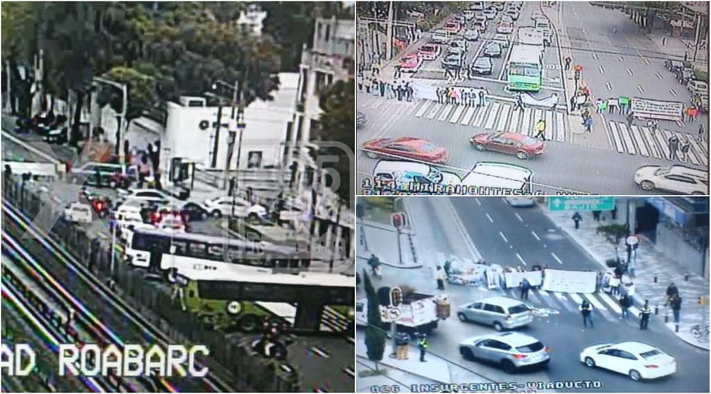 damnificados realizan bloqueos