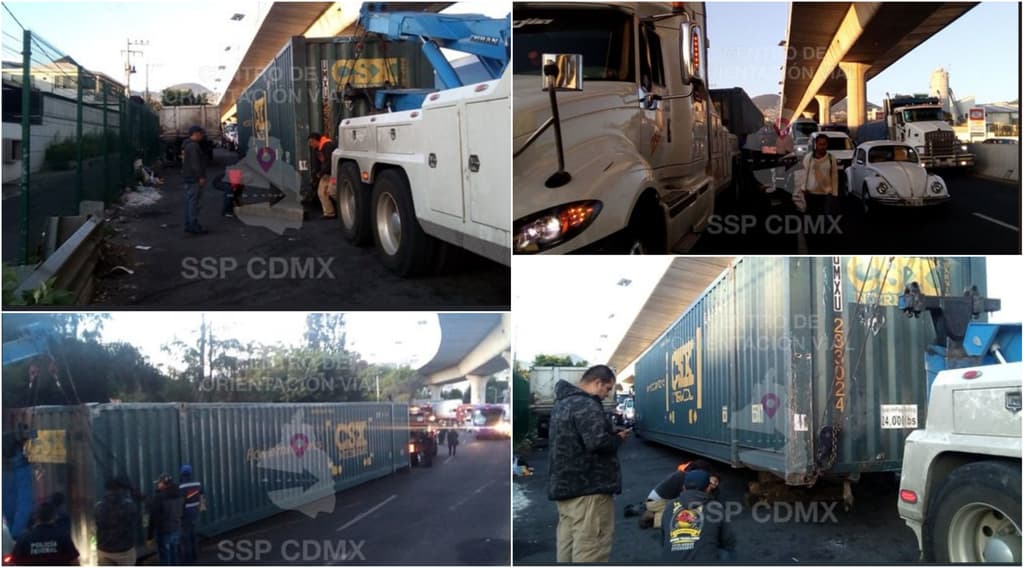 caos en la México-Cuernavaca