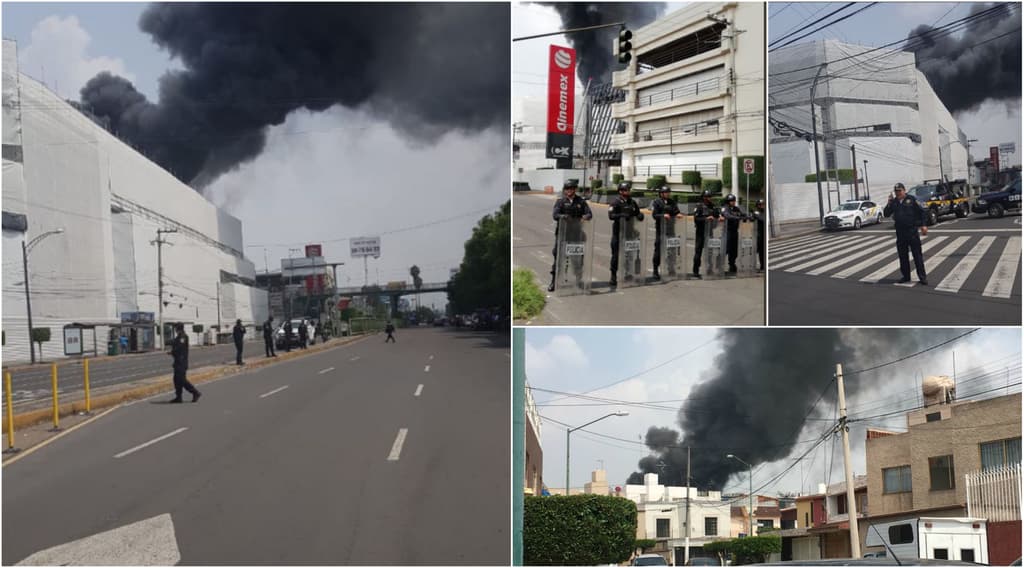 incendio en galerías coapa