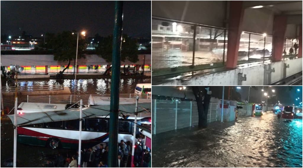 inundaciones en la línea 3