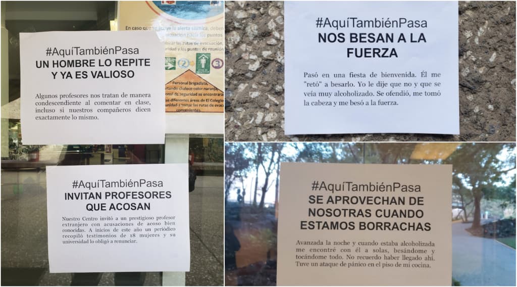 acoso sexual en el Colmex