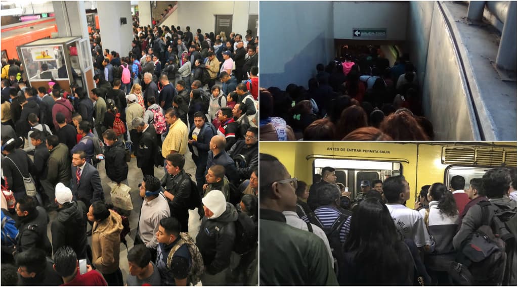 retrasos en 9 líneas del metro