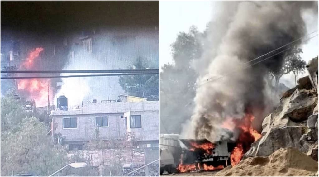 explosión de una pipa en Milpa Alta