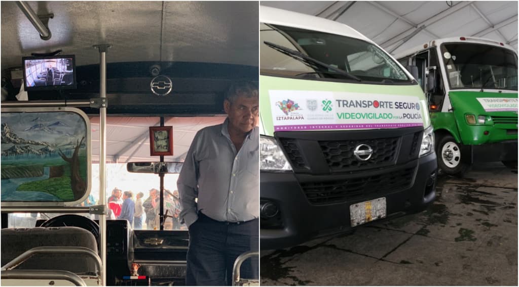 cámaras en microbuses
