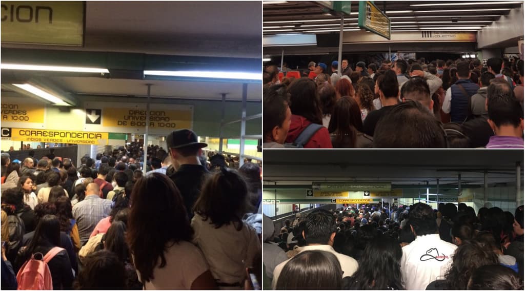 falla en la línea 3 del Metro