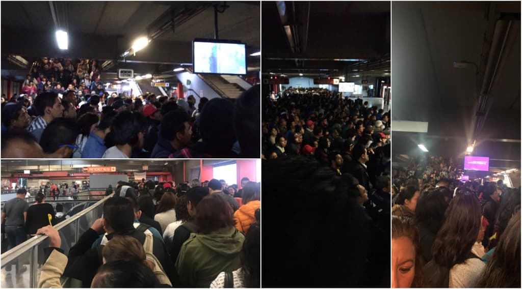 usuarios de la Línea 7 del Metro