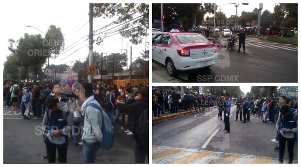 bloqueo en la Preparatoria 5