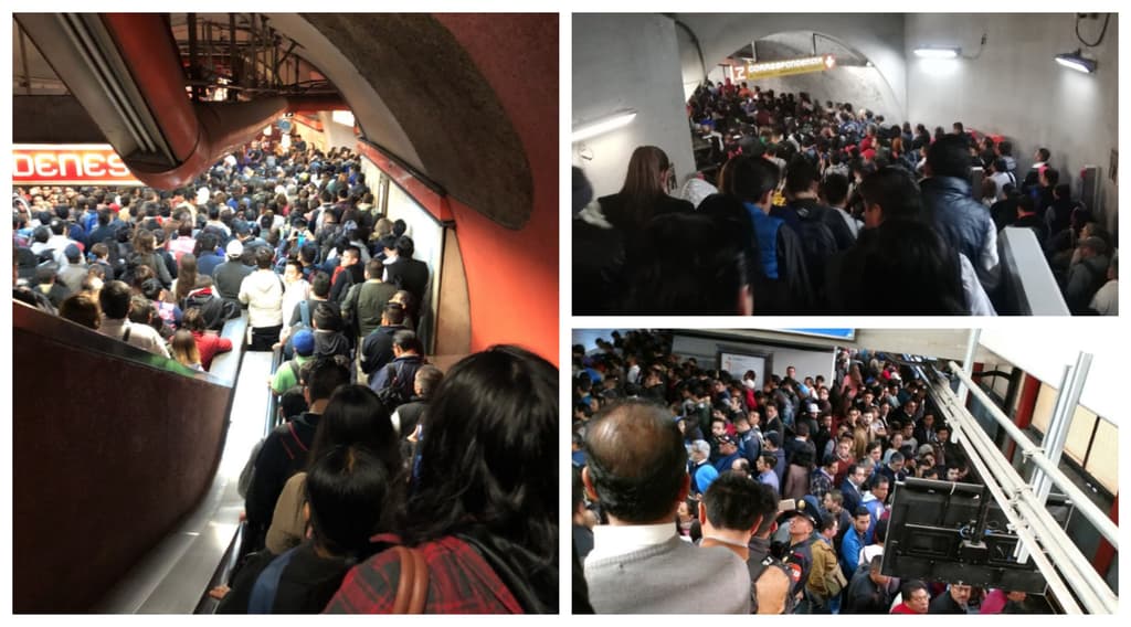 falla en un tren de la linea 7