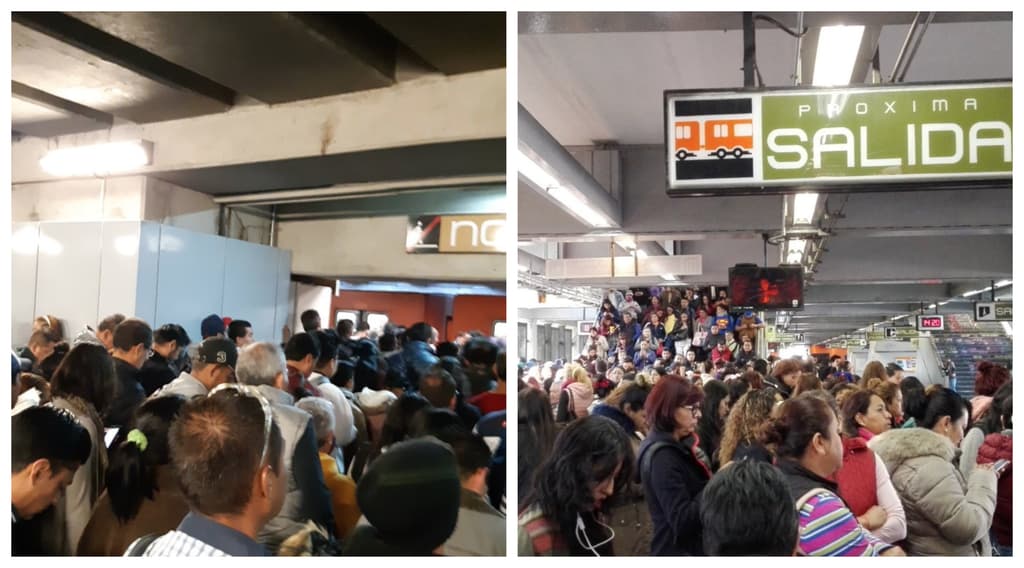 usuarios de la Línea 3 del Metro