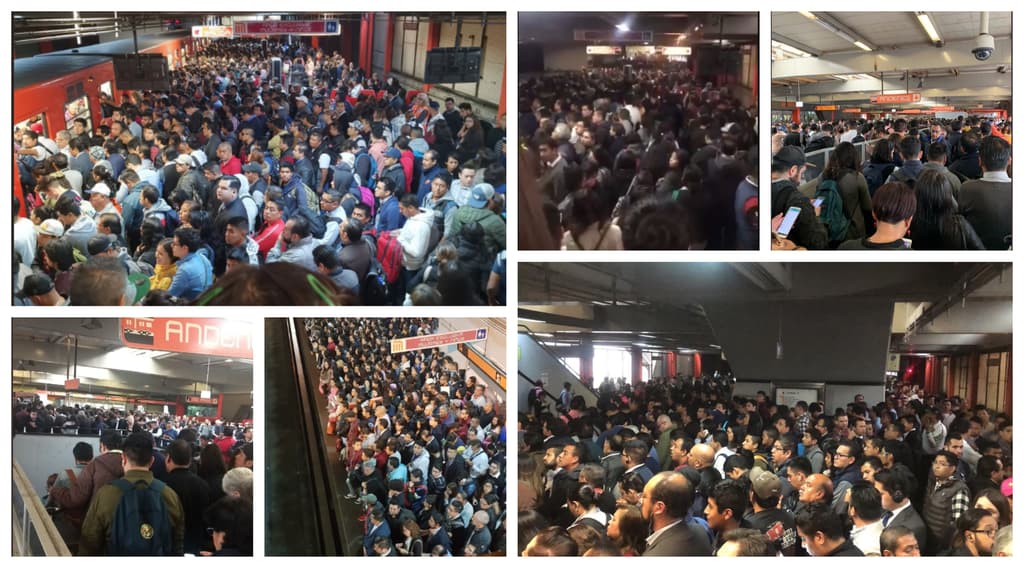 caos y saturación en la Línea 7