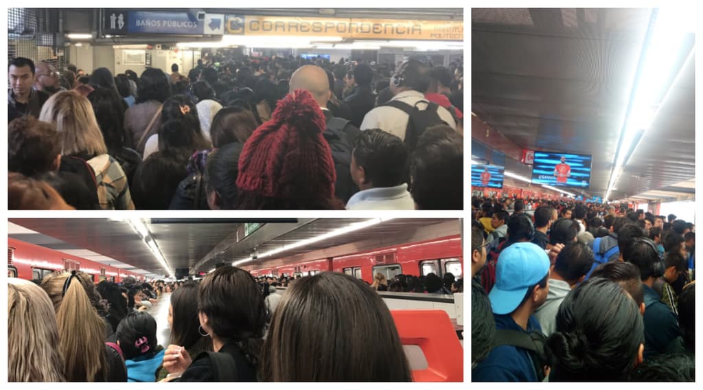 retrasos en tres líneas del metro