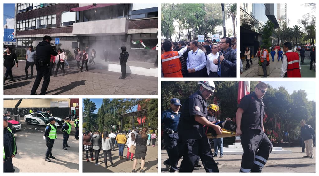 fotos del macrosimulacro