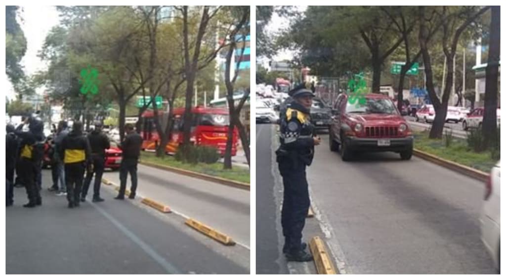 CHOCÓ metrobús en insurgentes